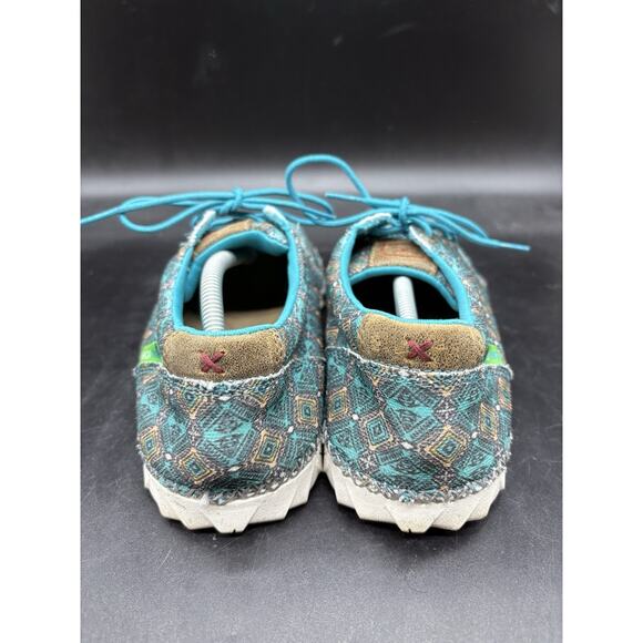 Twisted X Casual Shoes Womens EcoTWX Turquoise Multi WZX0002 size 8M - Picture 4 of 7